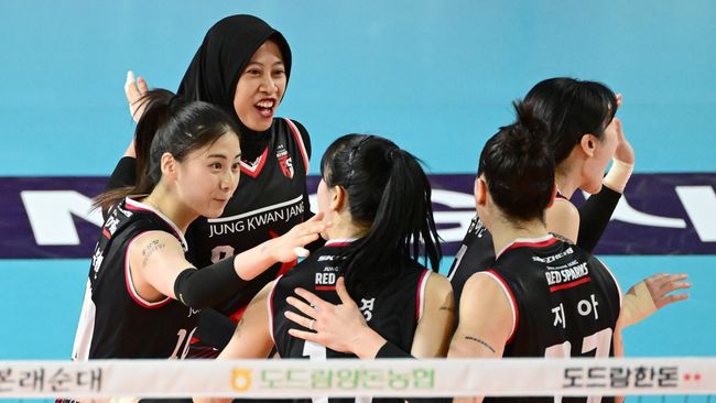 Klasemen Liga Voli Korea Usai Megawati dan Red Sparks Gilas Hi Pass