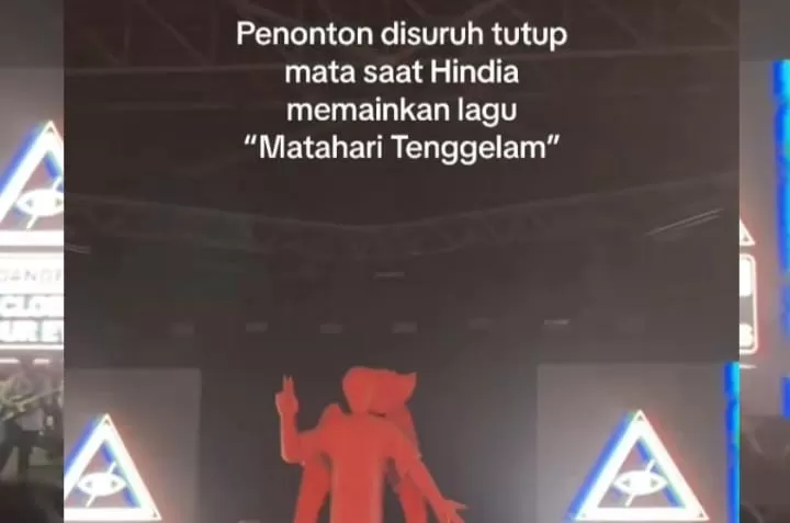 Konser Hindia Satanic Viral, Ini Makna Lirik Lagu Matahari Tenggelam