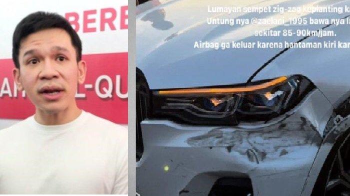 Kronologi Jordi Onsu Alami Kecelakaan Mobil Hilang Kendali