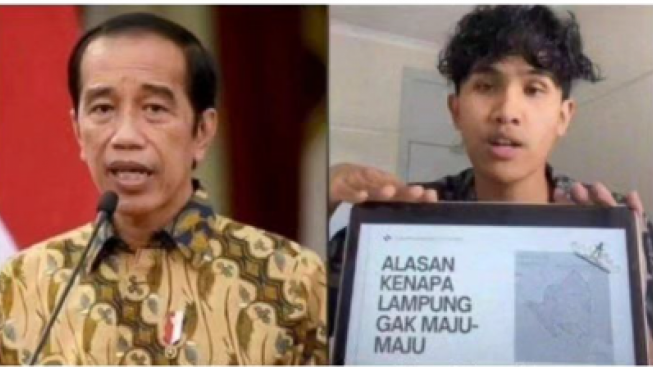 Lagi, Bima TikToker Nyinyirin Kunjungan Jokowi Telusuri Jalan Rusak di Lampung