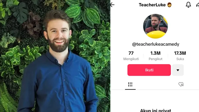 Luke Rockwell Guru Bahasa Inggris Bintang Tiktok Ditangkap Dituding Hubungan Seks dengan Anak di Bawah Umur