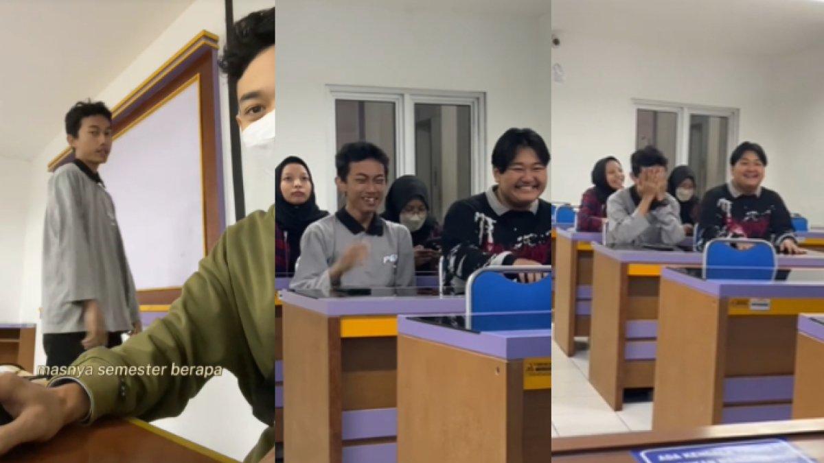 Mahasiswa Tak Sadar Ngobrol dengan Dosen, Duga Anak Kuliahan Semester 3, Pede Request Lagu