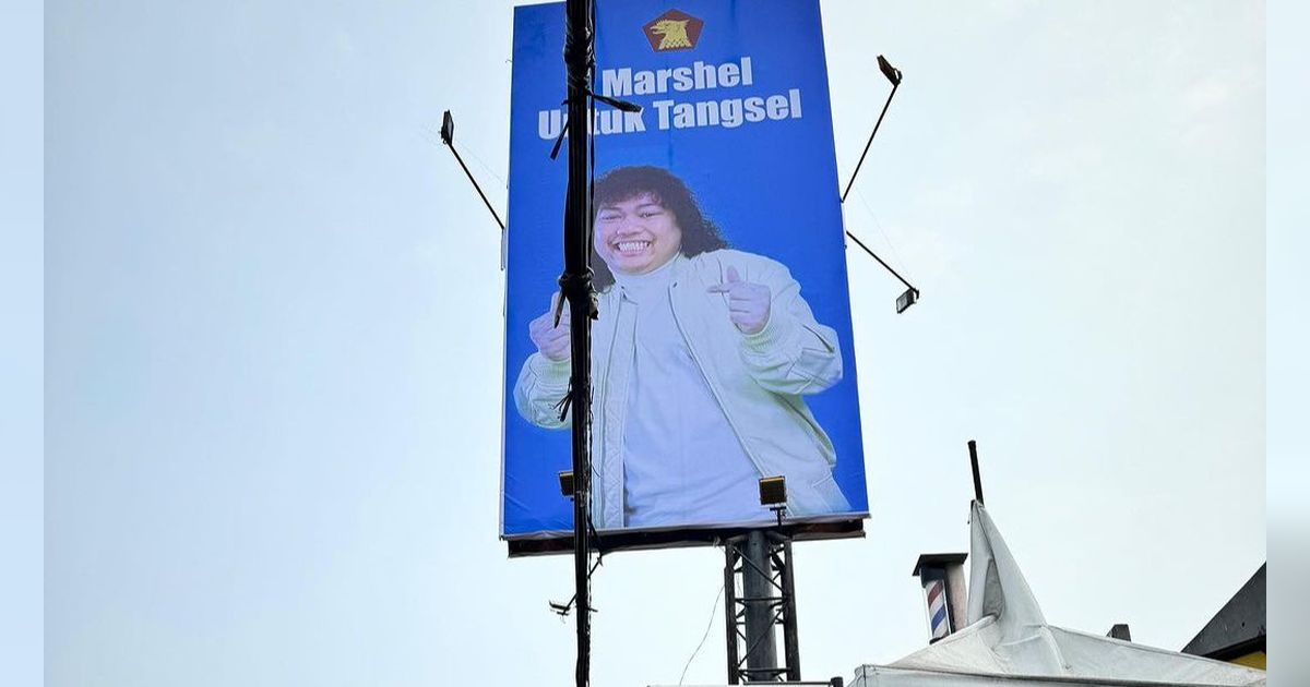 Marshel Widianto Pasang Wajah di Baliho Tangsel Bersama Logo Parpol : Mohon Doanya