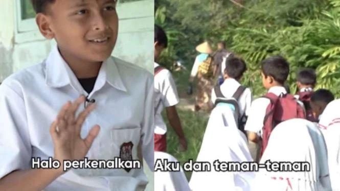 Miris Murid Terpaksa Buang Air di Sungai, Gegara di Sekolahnya Tak Ada Kamar Mandi