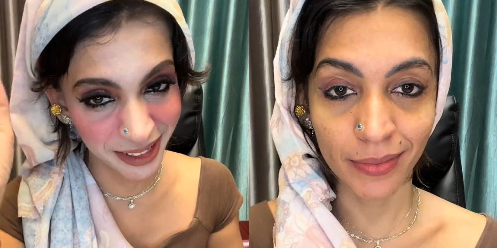 Momen Kak Jill Penjual Gorden Viral saat Hapus Makeup Ini Banjir Pujian