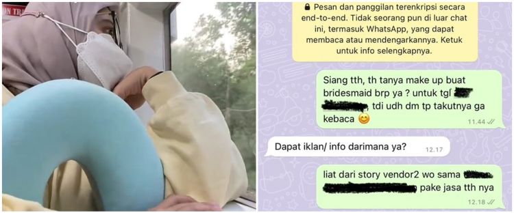 Momen Kocak Wanita Mau Pesan Jasa MUA Salah Chat ke Penjual Bolen, Jawaban Singkat Bikin Tengsin