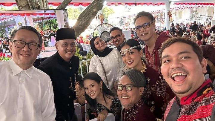 Momen Para Artis Hadiri Upacara HUT RI ke 78 di Istana Merdeka