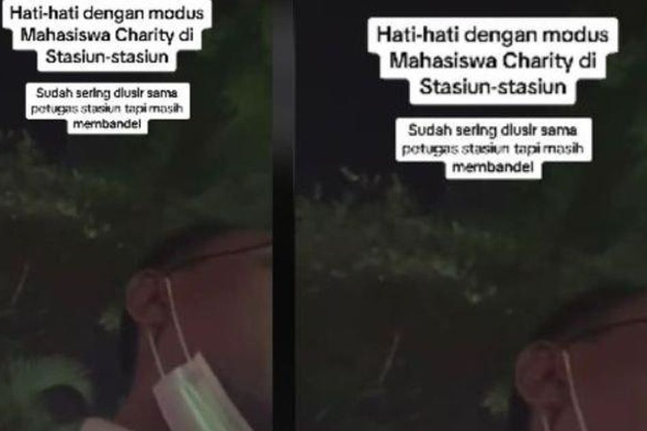 Pascaviral di TikTok Pelaku Aksi Galang Dana di Stasiun Bandung Tiarap 