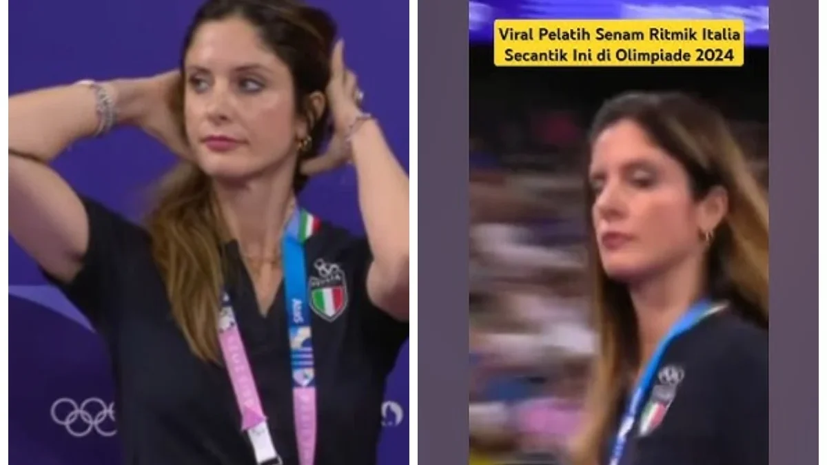 Pelatih Senam Italia Secantik Ini di Olimpiade 2024