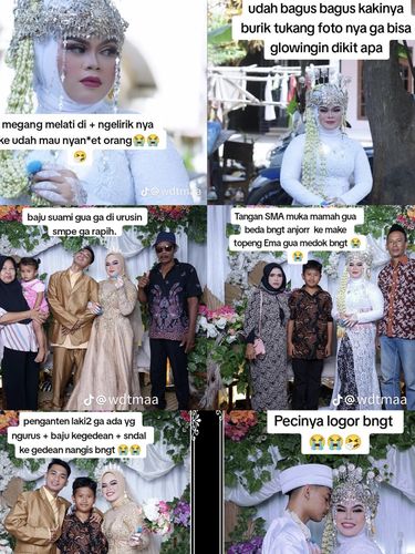Pengantin Viral Akibat Nawar Harga, Alis dan Baju Suaminya Jadi Begini
