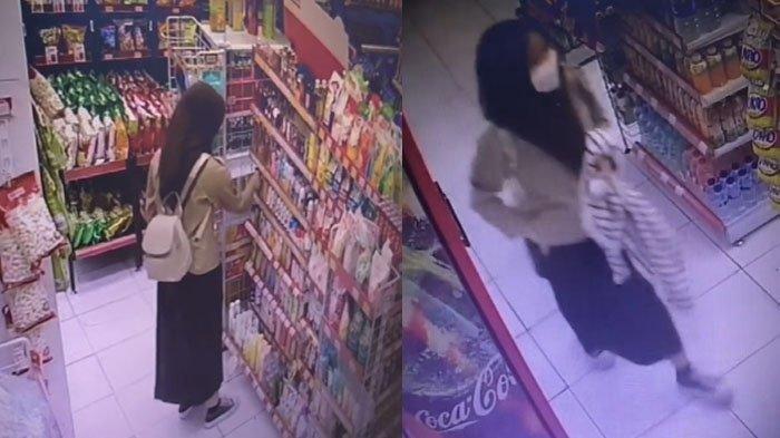 Perempuan Berseragam Pramuka Curi Uang di Minimarket Puncak Bogor