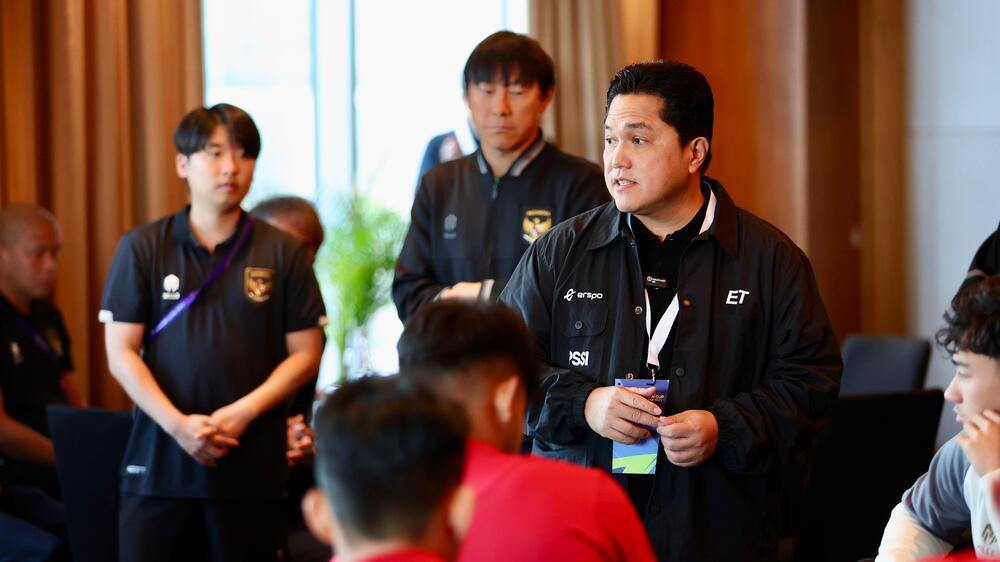 Peringkat Timnas Naik di Ranking FIFA, Erick Thohir : Jangan Berpuas Diri