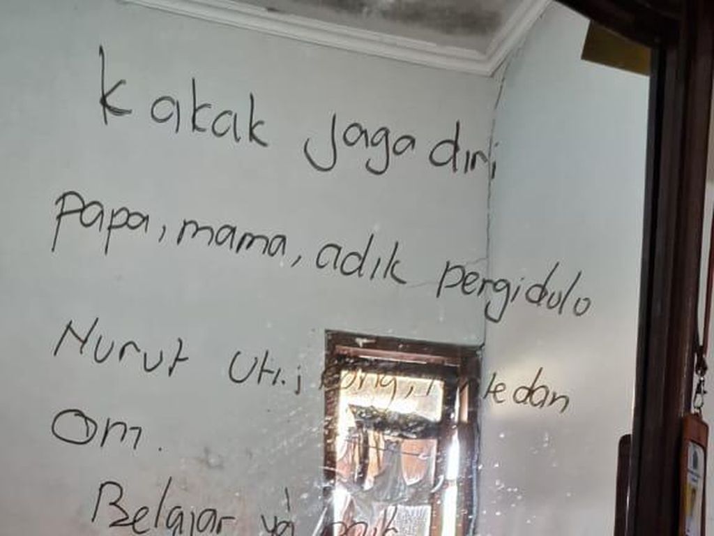 Pesan Pilu Guru SD Malang di Kaca Rias Sebelum Bunuh Diri Bareng Istri dan Anak