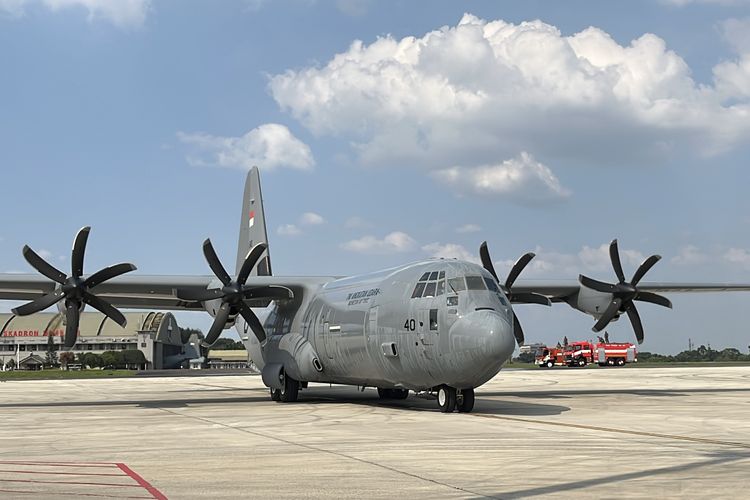 Pesawat Super Hercules Kedua TNI AU yang Dibeli dari AS Tiba di Indonesia