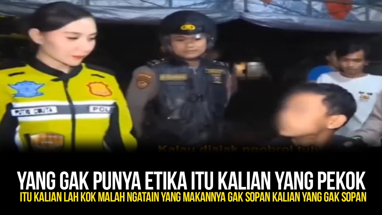 Polri Klarifikasi Soal Video Viral Polwan Ganggu Pria Sedang Makan Sampai Dicap Tak Sopan