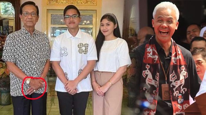 Pose Tiga Jari Sultan HB X saat Foto dengan Kaesang Tuai Sorotan