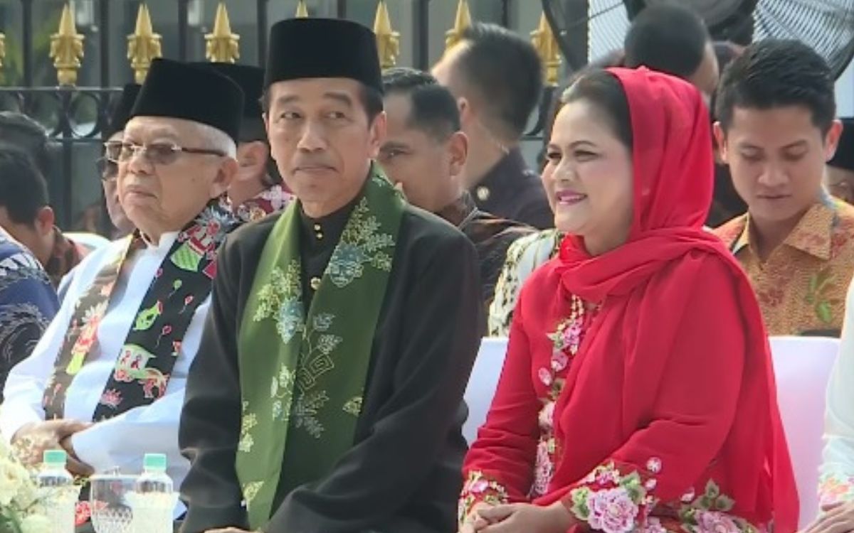 Potret Iriana Jokowi dan Siti Atiqoh Ganjar Pranowo Asyik Ngerumpi Netizen : Ras Terkuat