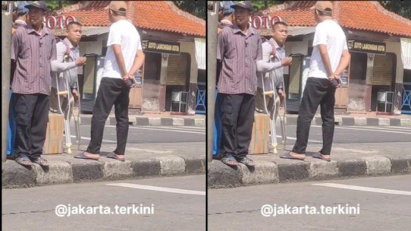 Pria Disabilitas Diusir Oknum Sopir Saat Hendak Naik Taksi Online di Terminal Kampung Rambutan