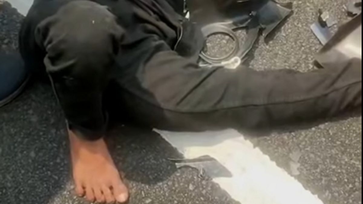 Pria Kecelakaan hingga Patah Kaki di Sudirman Ternyata Penjambret WNA