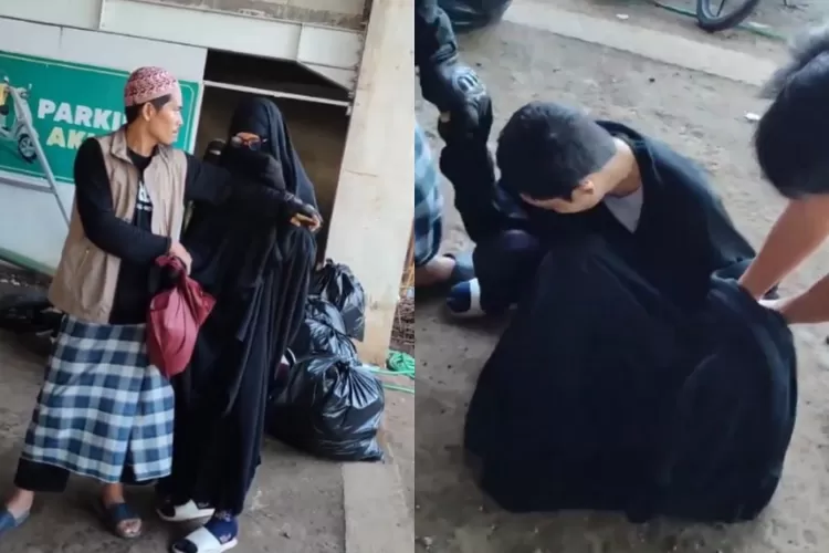 Pria Pakai Cadar Masuk Area Khusus Wanita di Masjid, Netizen: Meresahkan Banget