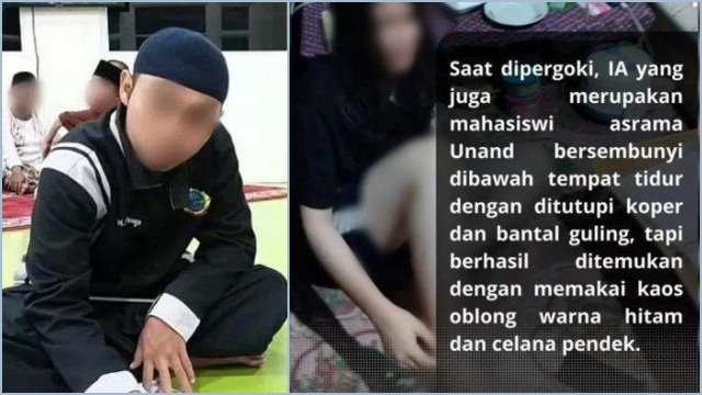 Punya Jadwal Seharian Jadi Imam, Mahasiswa UNAND Malah Kegep Sembunyikan Mahasiswi di Bawah Kasur