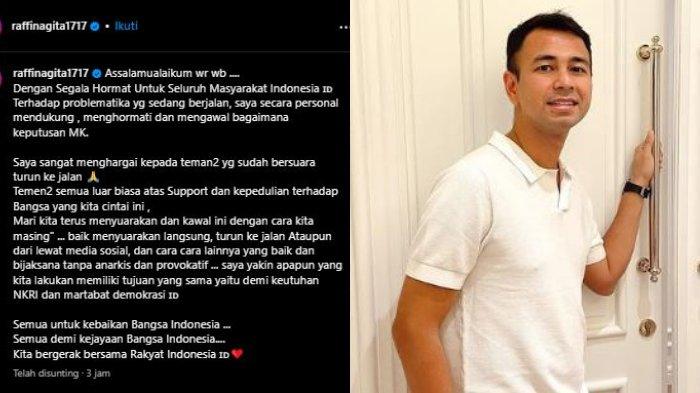 Raffi Ahmad Bicara Alasan Nggak Ikut Demo: Aku Rakyat, di Sini Pro Rakyat