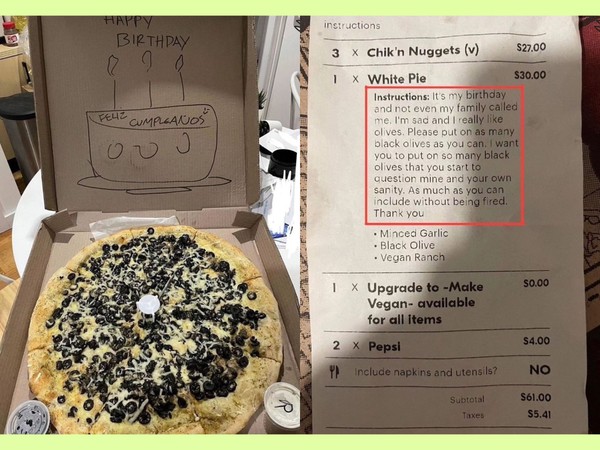 Rayakan Ultah Sendirian, Netizen Ini Pesan Makanan dengan Request Khusus