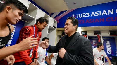 Reaksi Erick Thohir Usai Indonesia Kalah dari Uzbekistan, Langsung Beri Semangat