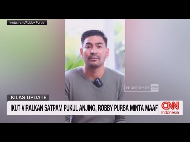 Robby Purba Minta Maaf Karena Viralkan Satpam PI yang Pukul Anjing Hingga Dipecat