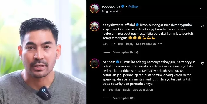 Robby Purba Minta Maaf Karena Viralkan Satpam PI yang Pukul Anjing Hingga Dipecat