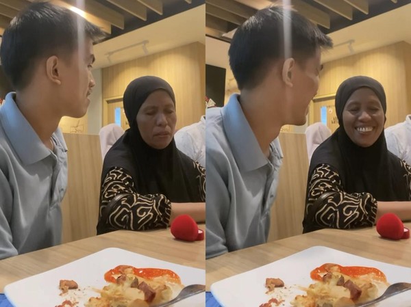 Sederhana tapi Tak Semua Bisa, Viral Momen Haru Pria Beri Kejutan untuk Ibu