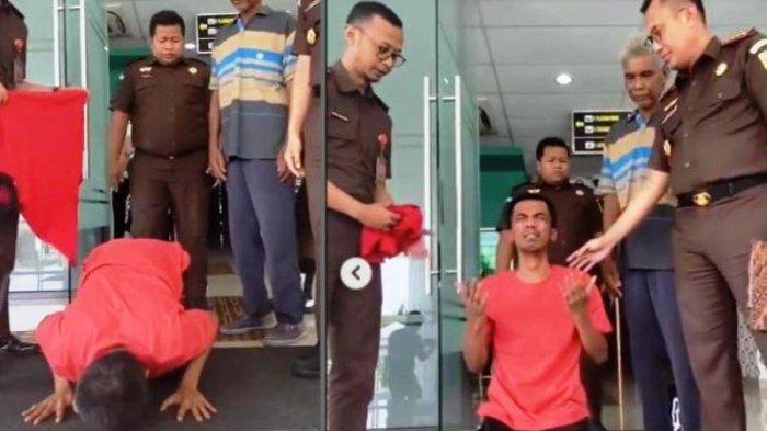 Subur Sujud Syukur Dibebaskan Lewat Restorative Justice, Curi Motor untuk Biaya Istri Lahiran