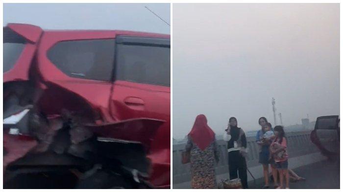 Tabrakan Beruntun di Tol Layang MBZ Diduga karena Mobil Lawan Arah