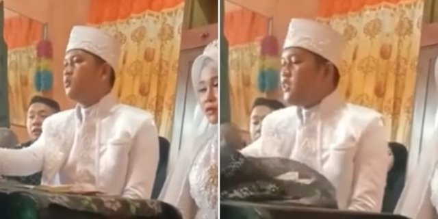 Terlalu Bersemangat, Video Pria Ijab Qobul Sampai Pecahkan Meja Kaca Viral