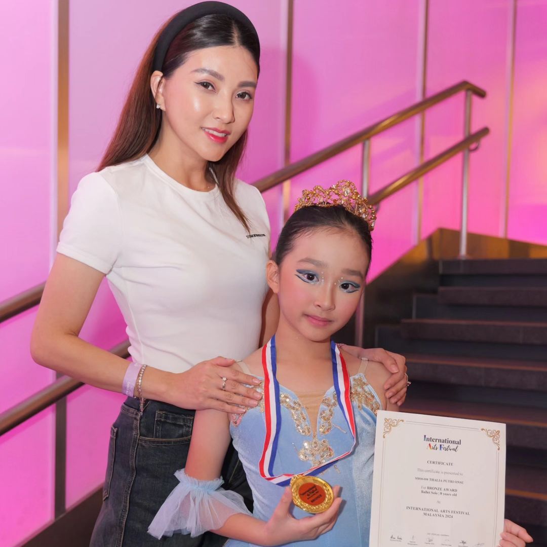 Thalia Onsu Jadi Juara 3 di Ajang International Arts Festival 2024 di Malaysia