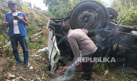 Truk Masuk Jurang di Jalur Gentong Tasikmalaya, Satu Orang Dilaporkan Meninggal Dunia