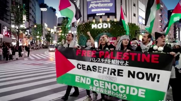 Turis Israel Ngamuk ke Pendemo Pro Palestina di Tokyo Jepang