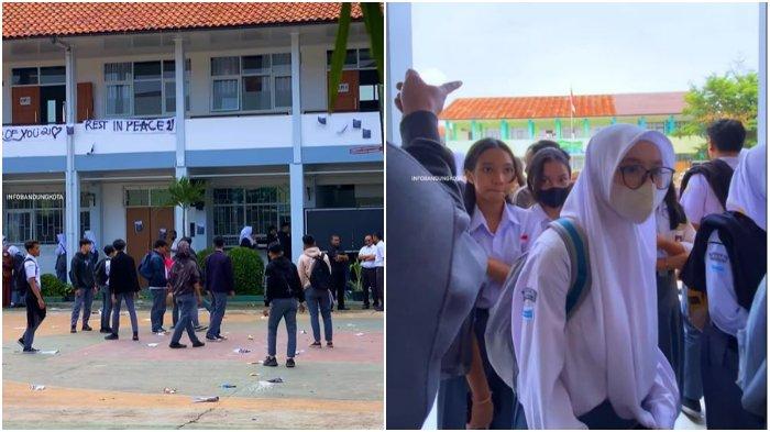 Uang Study Tour Dibawa Kabur Ratusan Siswa SMAN 21 Bandung Demo Sekolah