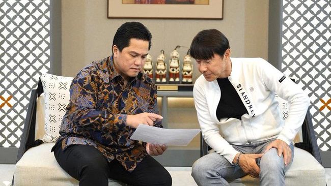 Unfollow Instagram Erick Thohir, STY Masih Follow Penggawa Skuad Garuda