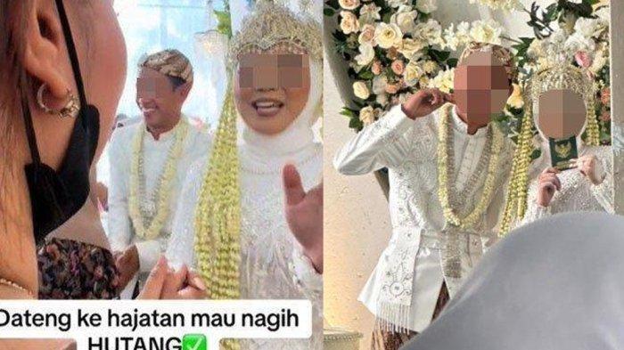 VIRAL Pedangdut Cantik Tagih Utang Ke Pengantin di Pelaminan, Warganet: Kawin Elit Bayar Utang Sulit