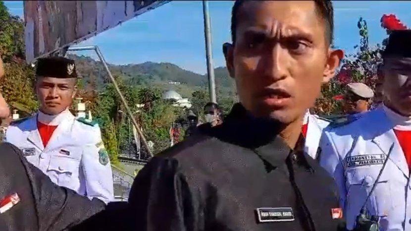 Video Pelatih Paskibraka Sulbar Viral Marah Usai Upacara Diduga Persoalkan Kualitas Kaus Tangan