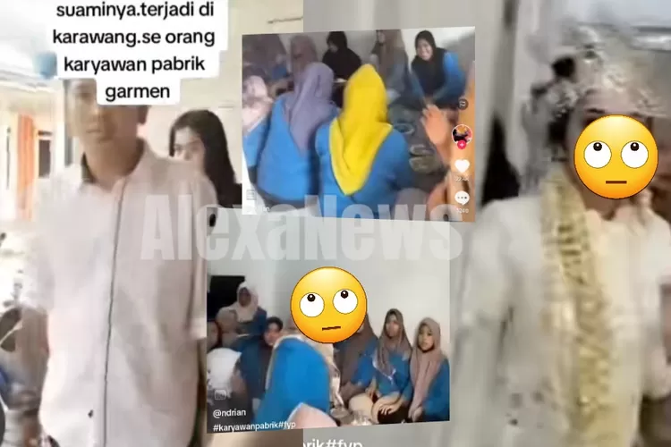 Viral! Seorang Wanita di Karawang Gerebek Pesta Pernikahan Suaminya