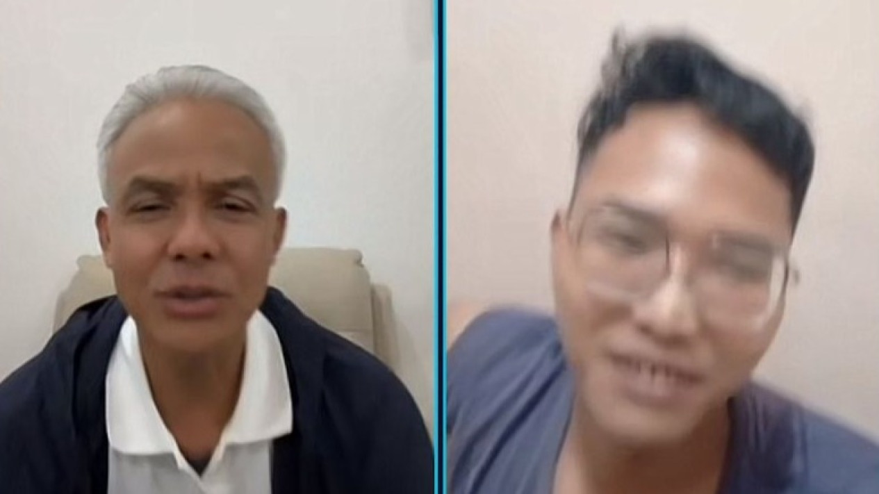 Viral, Ganjar Live TikTok Bertanya soal Kesehatan Mental ke Anak Muda