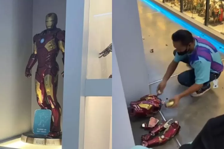 Viral Action Figure Iron Man Bernilai Puluhan Juta Pecah oleh Anak Pengunjung di Iconic Jogja