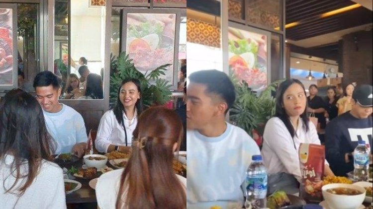 Viral Aksi Influencer Sulut Goyang Goyang saat Makan Bersama Kaesang Pangarep di Manado Kata Netizen : Miris