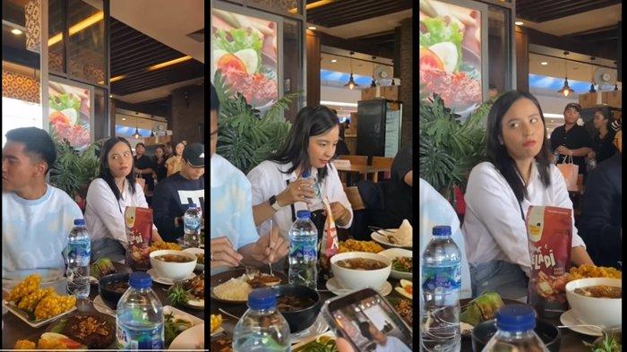 Viral Aksi Influencer Sulut Goyang Goyang saat Makan Bersama Kaesang Pangarep di Manado Kata Netizen : Miris