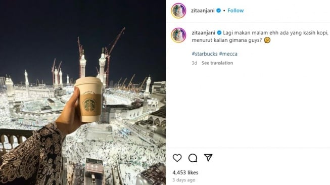 Viral Anak Zulkifli Hasan Pamer Starbucks saat Umrah