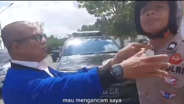 Viral Anggota DPRD Bima Marah Ditilang gegara Tak Bawa SIM STNK Mati