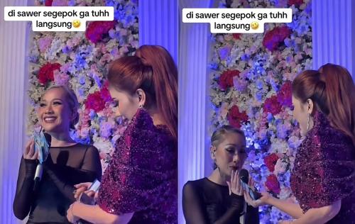 Viral BCL Disawer Saat Nyanyi Lagu Cinta Sejati, Reaksinya Saat Terima Segepok Uang Disorot Netizen