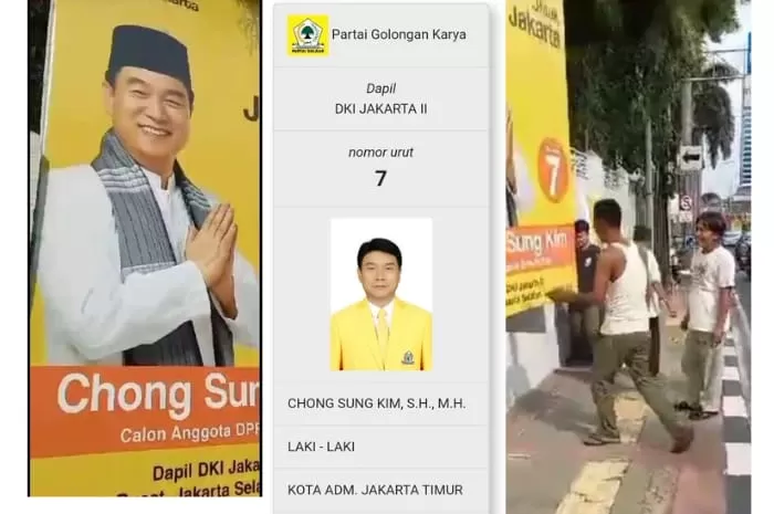 Viral Baliho Chong Sung Kim, Caleg Golkar Naturalisasi dari Korea Bantah Tuduhan Baru Setahun Jadi WNI